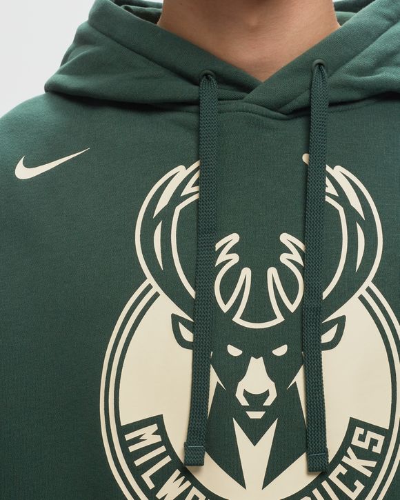 Nike Milwaukee Bucks Essential NBA Fleece Pullover Hoodie Green - FIR