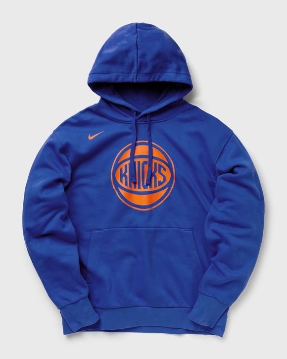 Nike New York Knicks Essential NBA Fleece Pullover Hoodie Blue - RUSH BLUE