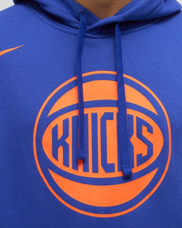 Nike New York Knicks Essential NBA Fleece Pullover Hoodie Blue