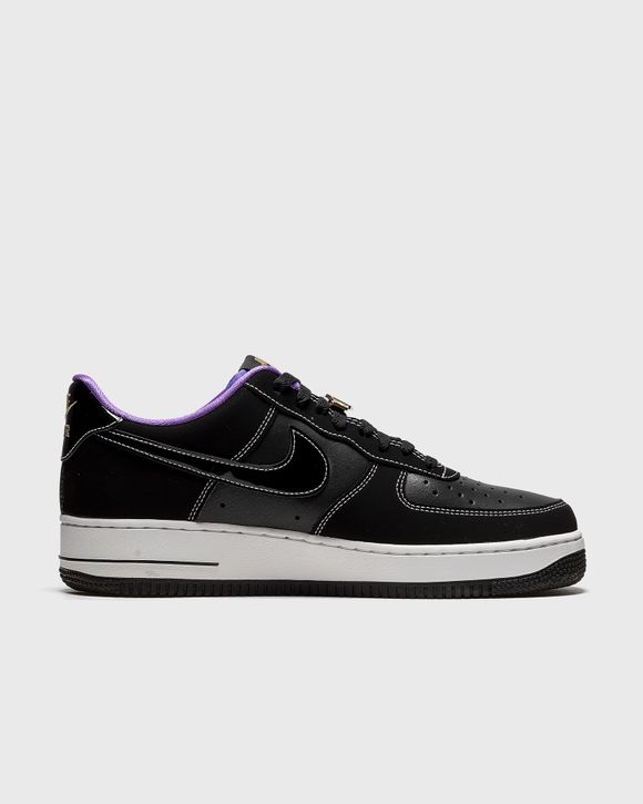 Nike AIR FORCE 1 '07 LV8 EMB Black - BLACK/BLACK-IRON GREY-WHITE