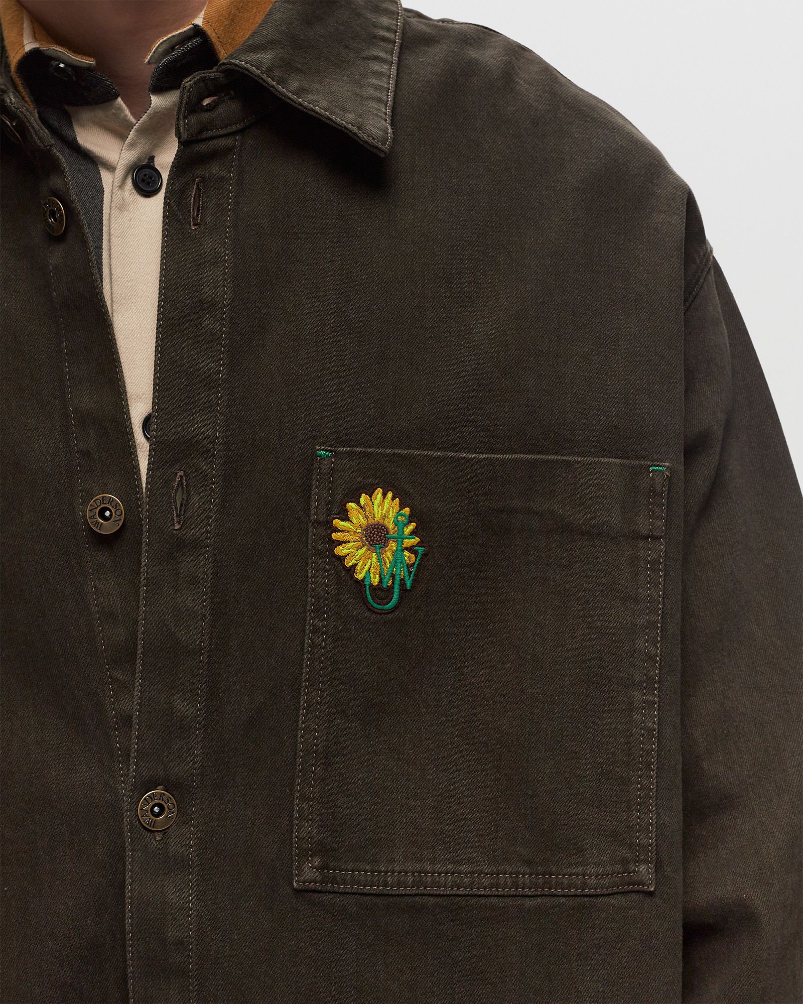 OVERSIZED CONTRAST CUFF SHIRT