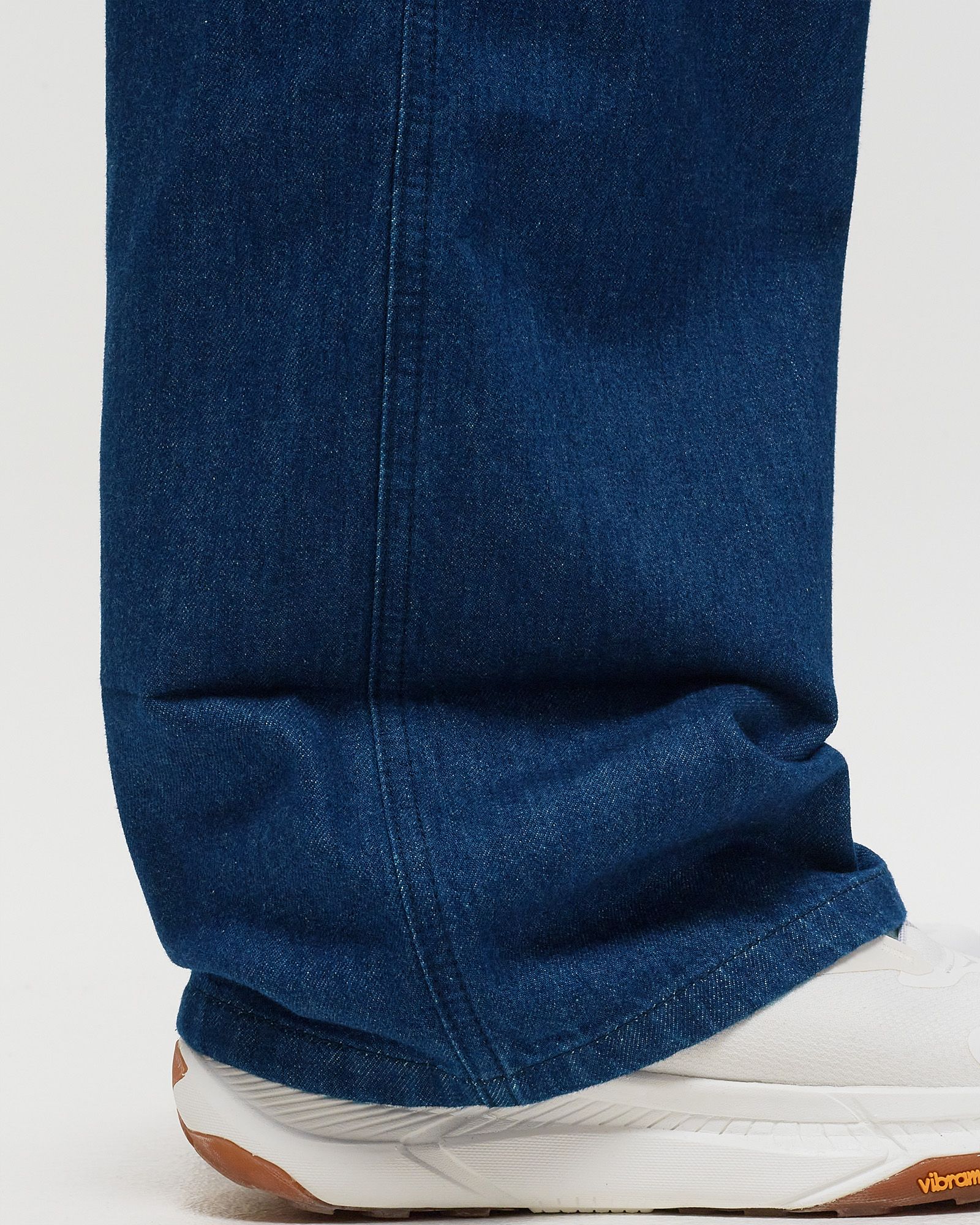 LOGO GRID TURN UP WORKWEAR JEANS