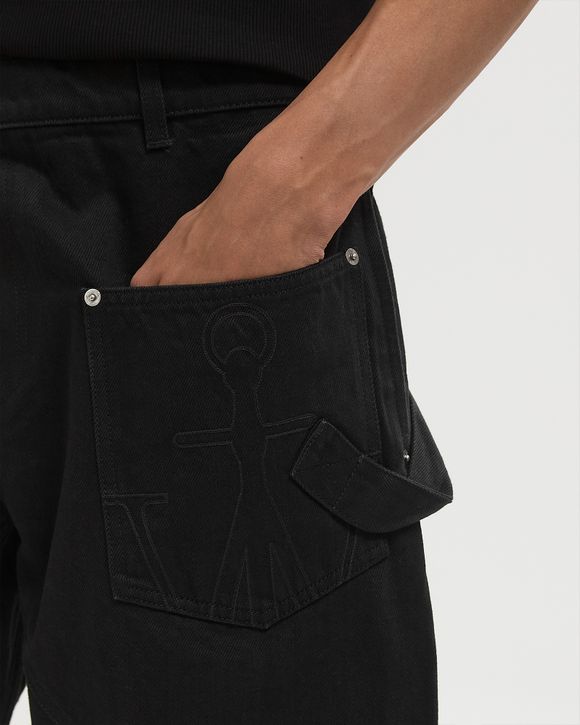 デニム・ジーパン J W ANDERSON Black denim wide-leg jeans (DT0102PG1595 999) デニム・ジーパン J W ANDERSON Black denim wide-leg jeans