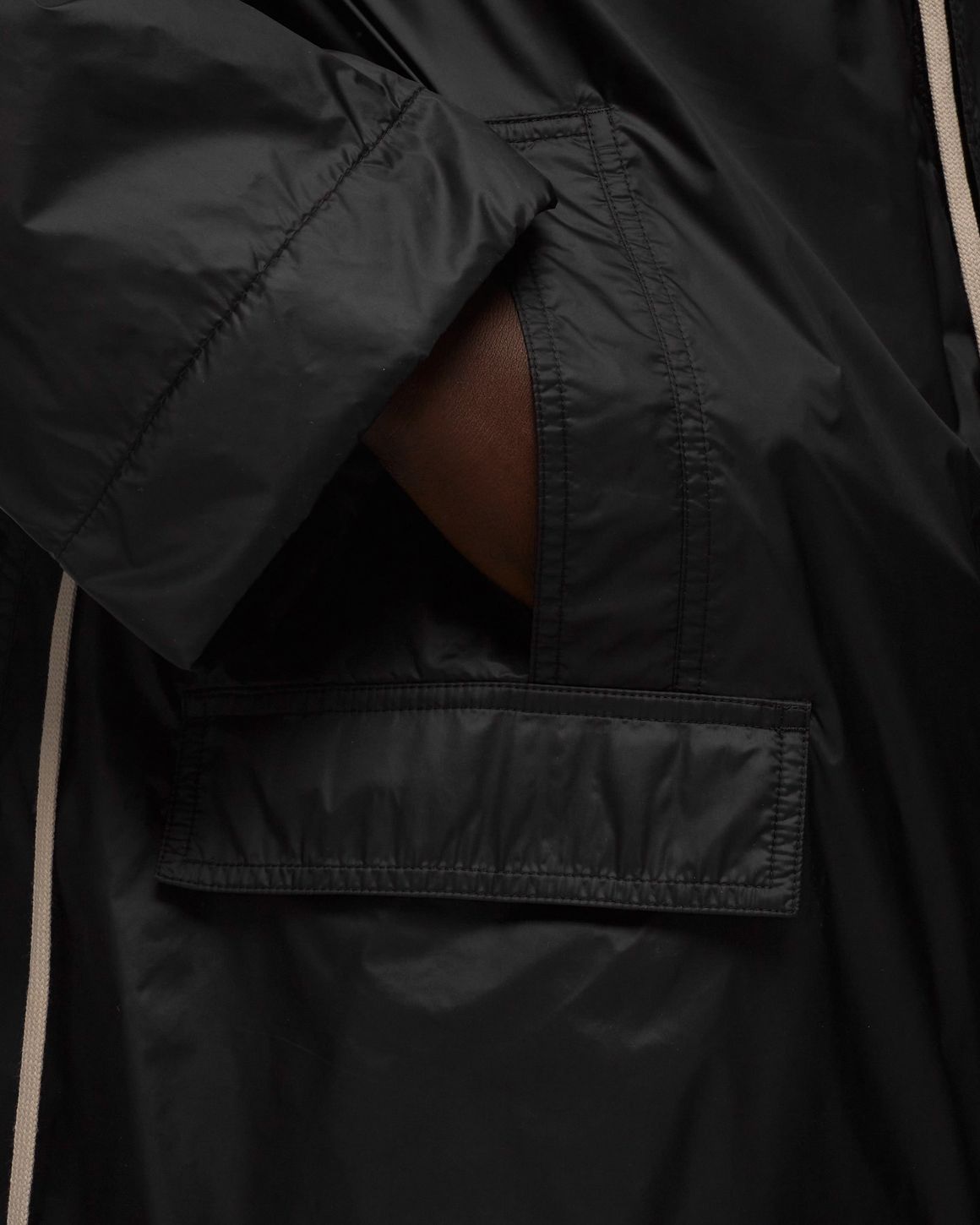 Rick Owens Drkshdw FISHTAIL PARKA Black | BSTN Store