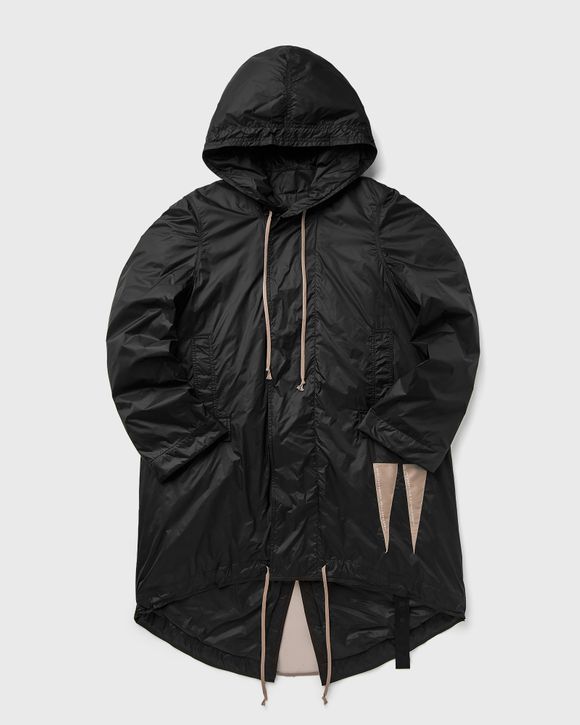 Rick Owens Drkshdw FISHTAIL PARKA Black - BLACK