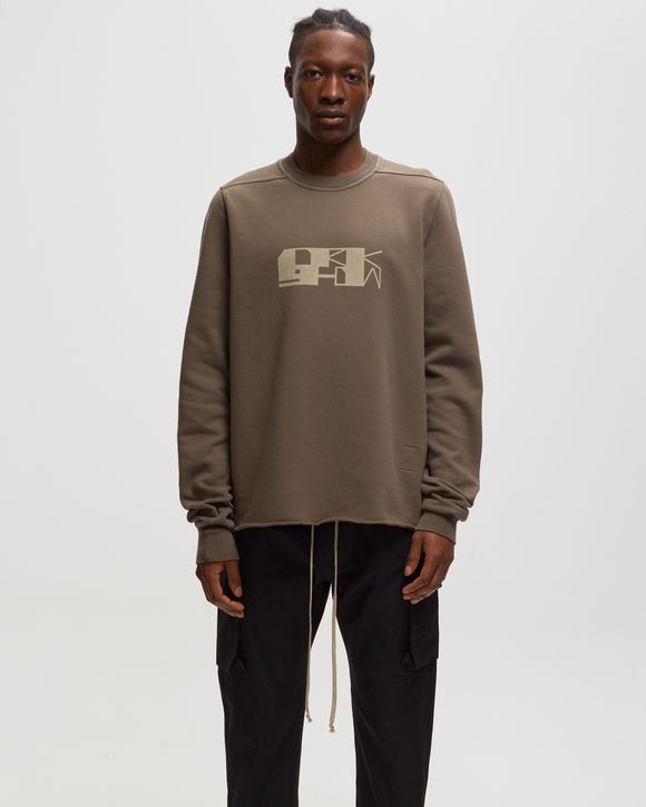 Rick Owens Drkshdw CREWNECK SWEAT Brown | BSTN Store