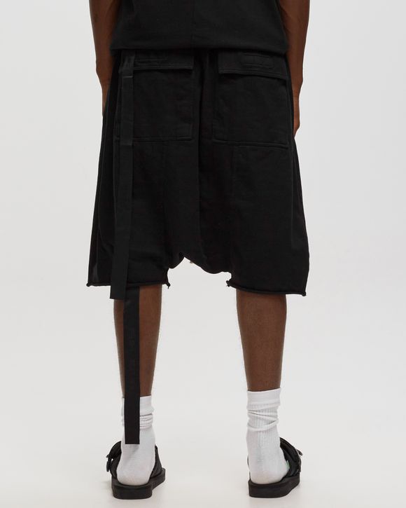 Rick Owens Drkshdw GIMP DRAWSTRING PODS SHORTS Black - BLACK