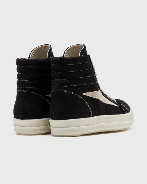 DRKSHDW denim high-top platform sneakers in black - Rick Owens