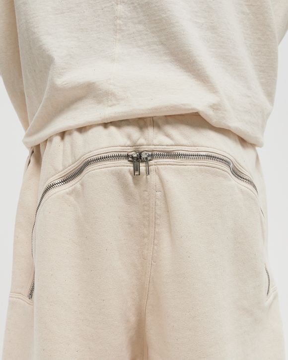 KNIT SWEAT SHORTS - LONG BOXERS BUTT ZIPP