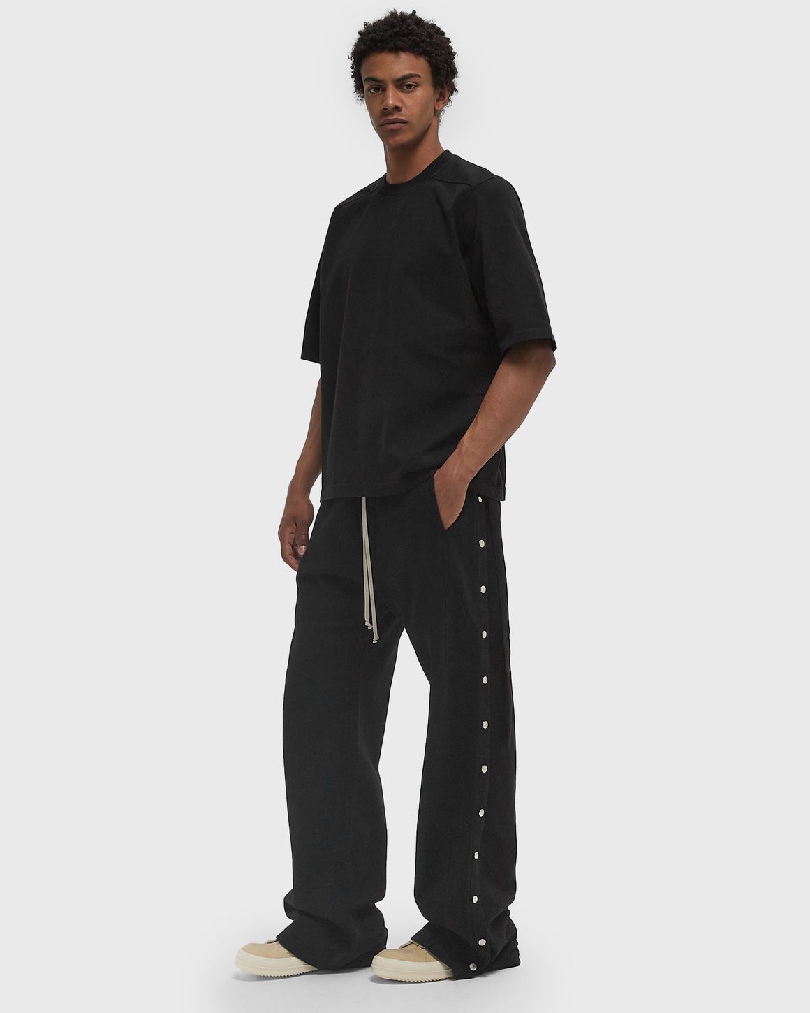 Rick Owens KNIT SWEAT PANTS - PUSHER PANTS Black | BSTN Store