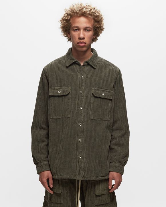 Rick Owens DRKSHDW WOVEN PADDED JACKET - OUTERSHIRT Grey | BSTN Store