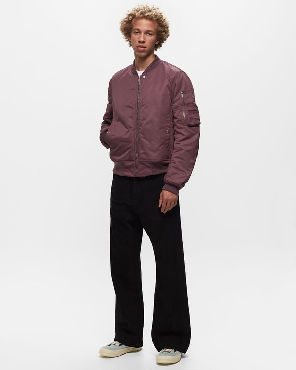 Rick Owens DRKSHDW WOVEN PADDED BOMBER - FLIGHT BOMBER Purple