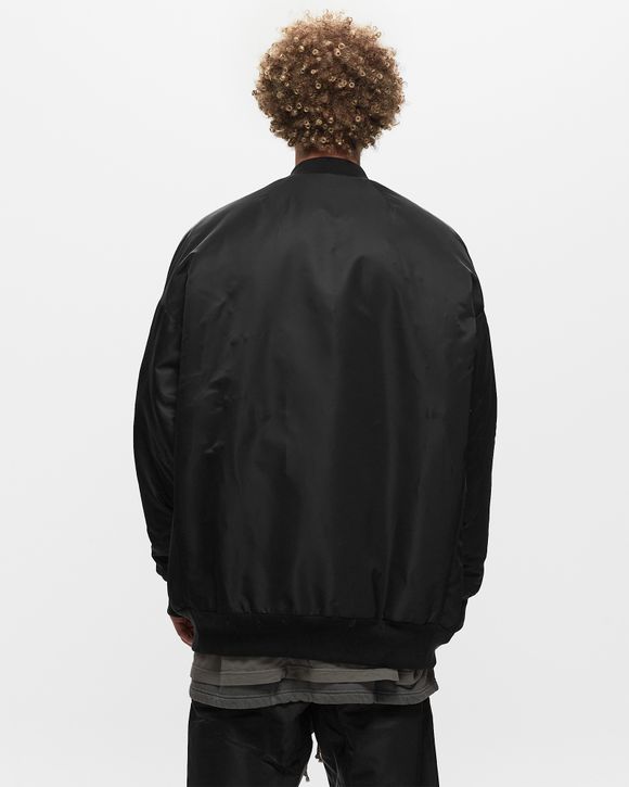 Rick Owens DRKSHDW WOVEN PADDED BOMBER - JUMBO FLIGHT Black - BLACK