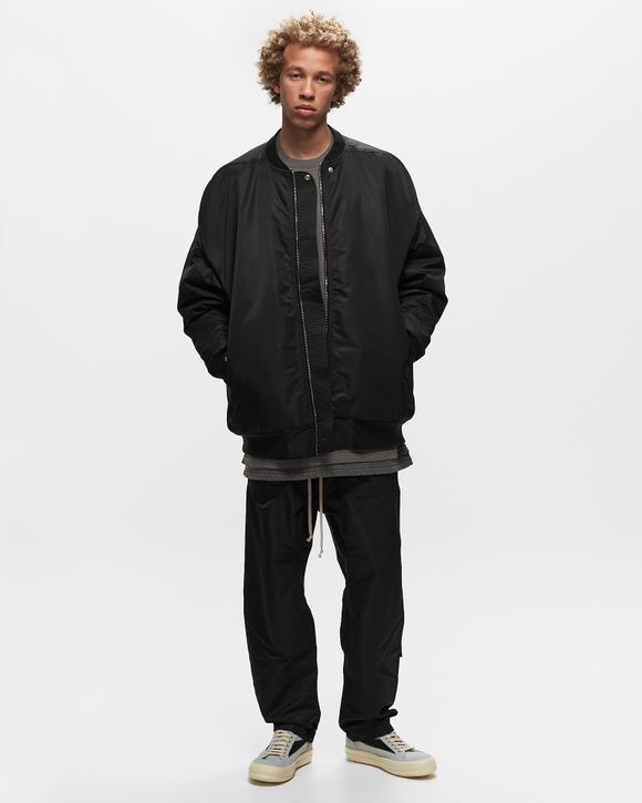 Rick Owens DRKSHDW WOVEN PADDED BOMBER - JUMBO FLIGHT Black - BLACK