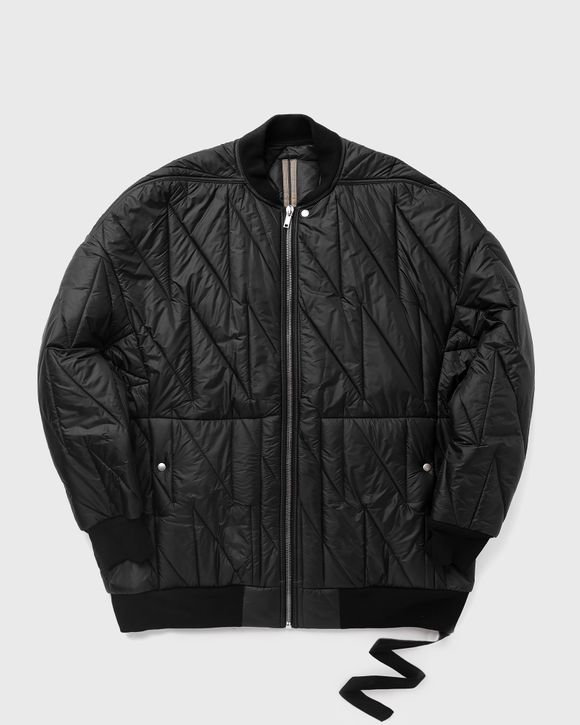 Rick Owens DRKSHDW WOVEN PADDED BOMBER - JUMBO FLIGHT Black | BSTN 