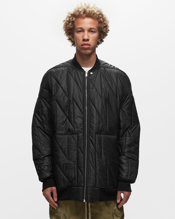 Rick Owens DRKSHDW WOVEN PADDED BOMBER - JUMBO FLIGHT Black - BLACK