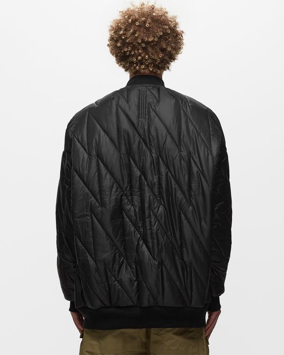 Rick Owens DRKSHDW WOVEN PADDED BOMBER - JUMBO FLIGHT Black - BLACK