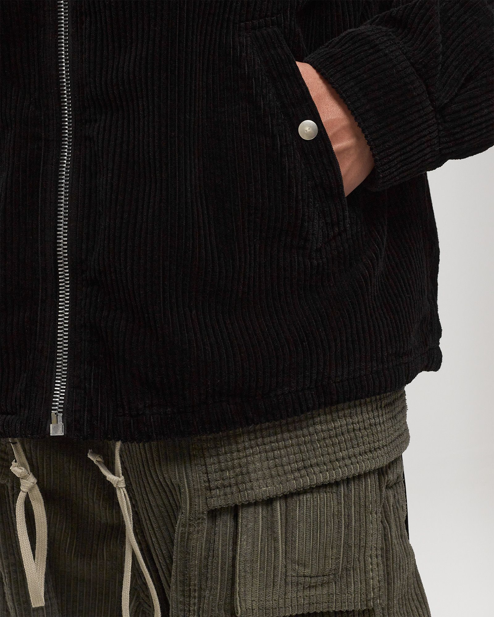 DRKSHDW WOVEN PADDED JACKET ZIPFRONT JKT