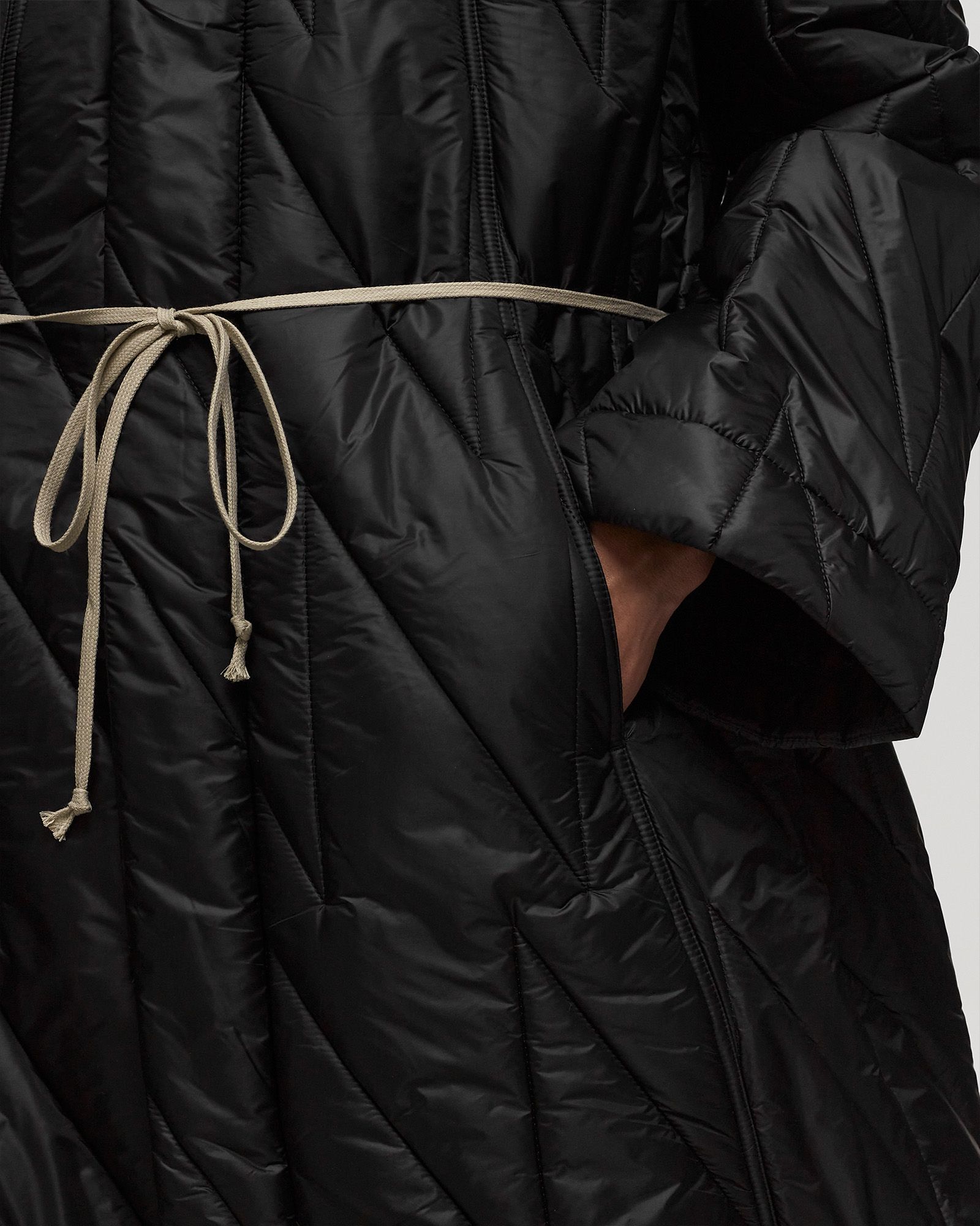 DRKSHDW WOVEN PADDED PARKA FISHTAIL PARKA