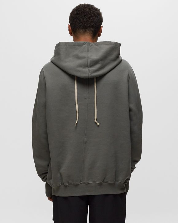 Rick Owens DRKSHDW KNIT SWEATSHIRT - GAUNTLET GRANBURY HOODIE Grey