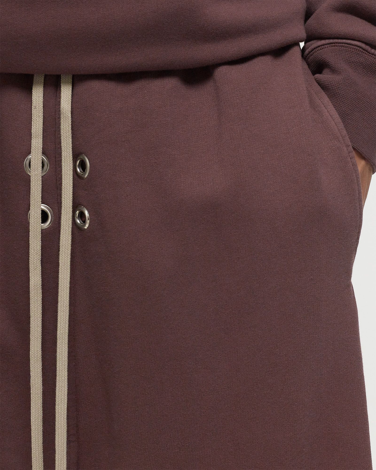 DRKSHDW KNIT SWEAT SHORTS GIMP DRAWSTRING PODS