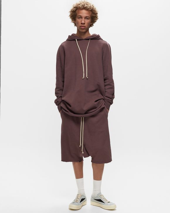 Rick Owens DRKSHDW KNIT SWEAT SHORTS - GIMP DRAWSTRING PODS Purple