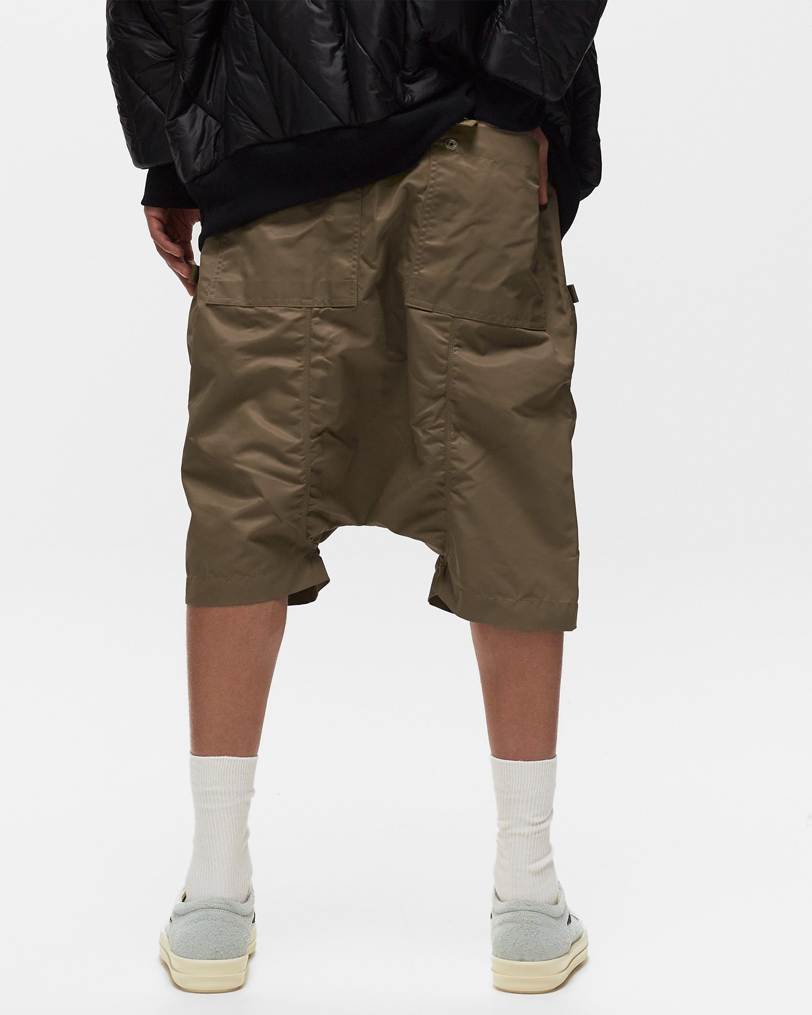 Rick Owens DRKSHDW WOVEN SHORTS - BAUHAUS SHORTS Green