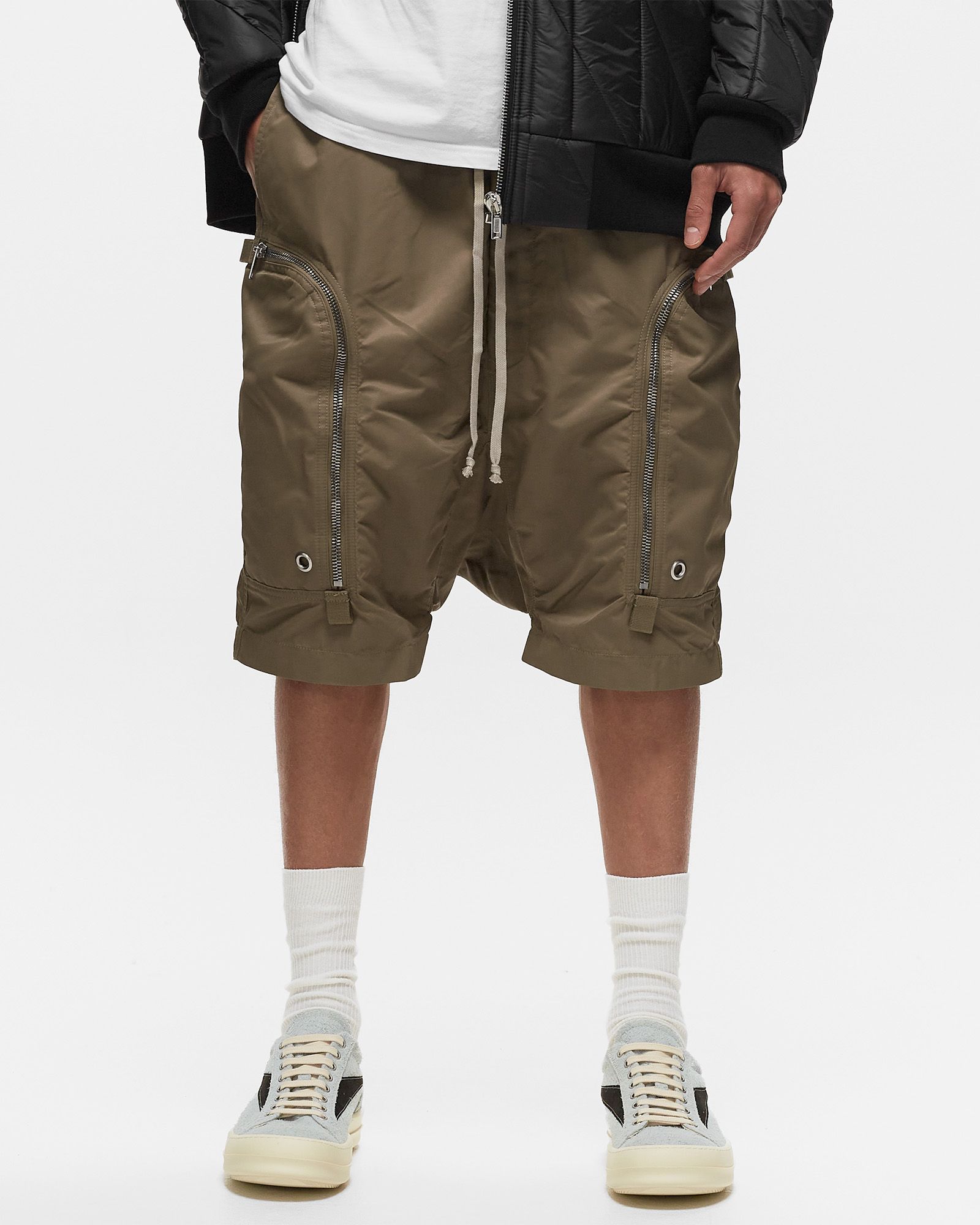 Rick Owens DRKSHDW WOVEN SHORTS - BAUHAUS SHORTS Green