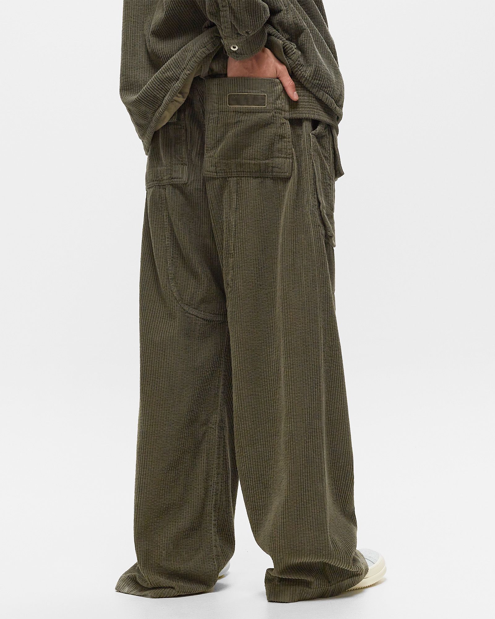 美品 Rick Owens Cargo Cropped 50 L グリーン リックオウエンス・ダークシャドウ - Creatch Cargo Cropped