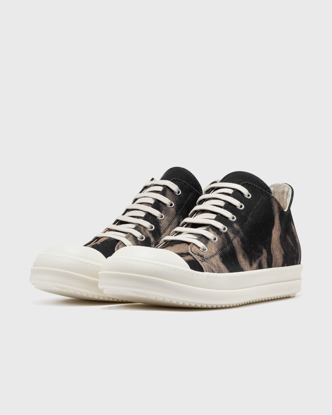 Rick Owens DRKSHDW DENIM SHOES-LOW SNEAKS Black/Brown | BSTN