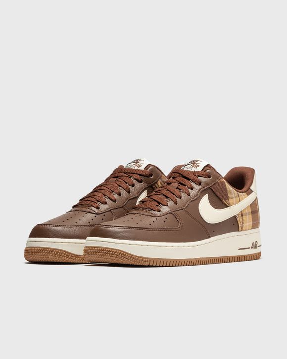 Nike AIR FORCE 1 07 LX Plaid Cacao Brown CACAO WOW PALE IVORY CACAO WOW