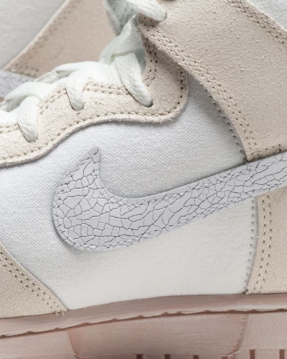 Nike Dunk High Retro EMB White - SUMMIT WHITE/WHITE-PHANTOM-PINK OXFORD