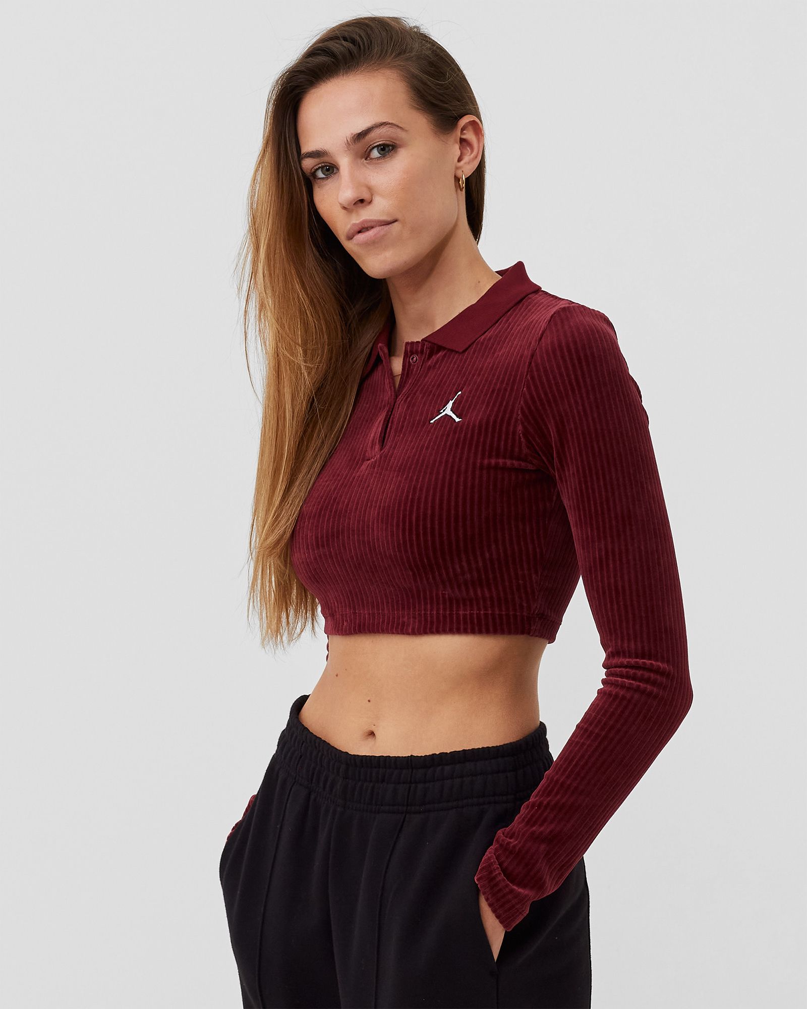 WMNS Jordan Flight Long Sleeve Velour Top