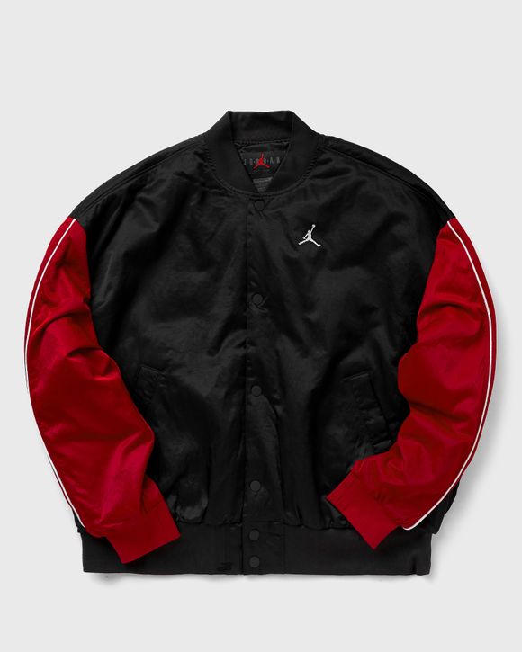 Jordan WMNS Jordan Flight Renegade Jacket Black - BLACK/GYM RED/WHITE