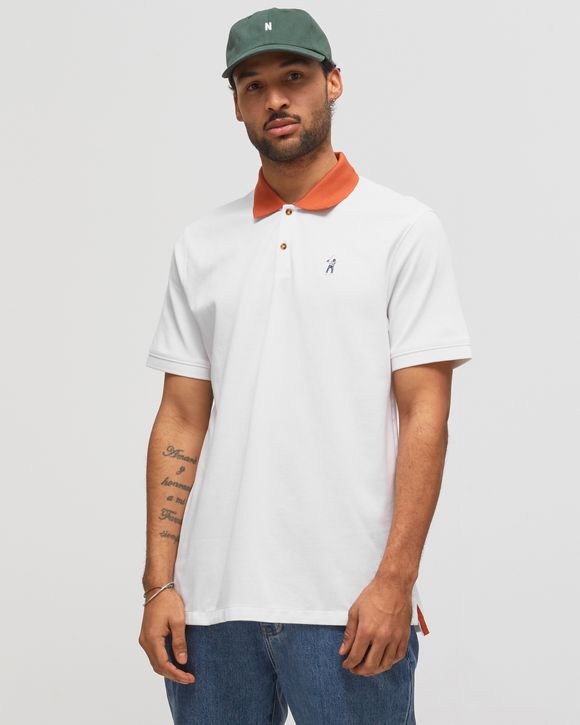 Jordan JORDAN x EASTSIDE GOLF POLO White - WHITE/BURNT SUNRISE/MIDNIGHT NAVY