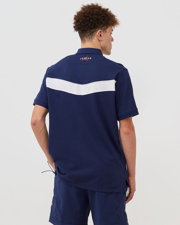 Jordan JORDAN x EASTSIDE GOLF POLO Blue - MIDNIGHT NAVY/WHITE/BURNT SUNRISE