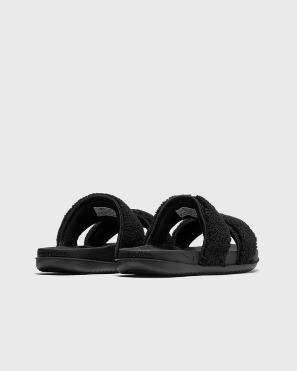 Black nike duo discount slides