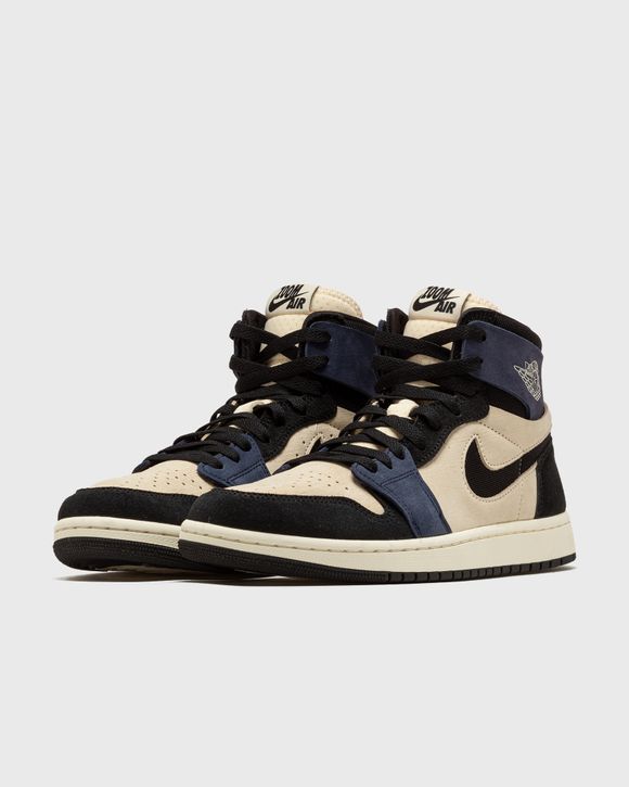 Jordan WMNS AIR JORDAN 1 ZOOM COMFORT 2 Blue/Beige - MUSLIN/BLACK-BLACKENED  BLUE-COCONUT