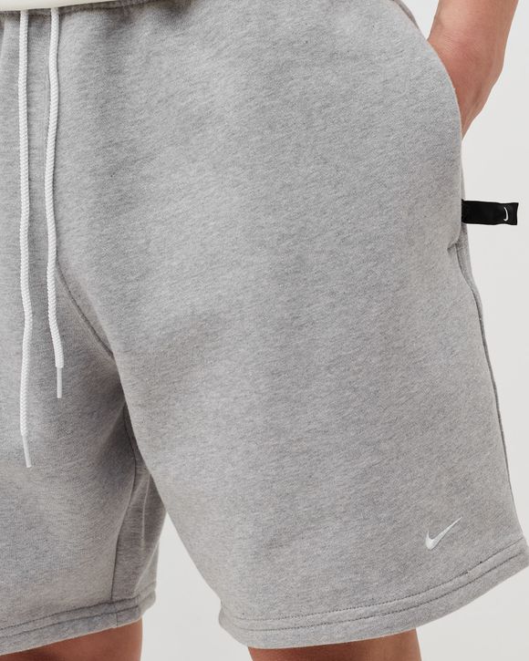 Nike Essential Fleece shorts in gray heather