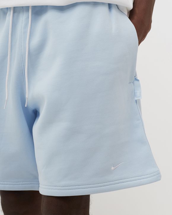 Light blue shop nike fleece shorts