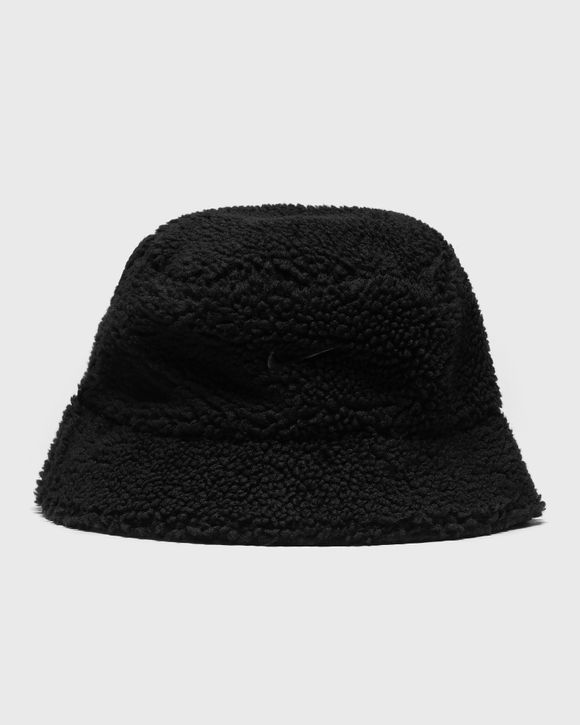 Nike Reversible Sherpa Bucket Hat Black - BLACK/SMOKE GREY/SMOKE GREY