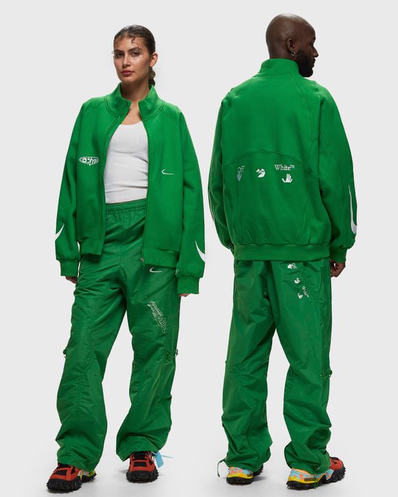 Nike x OFF-WHITE™️ TRACK JACKET Green - KELLY GREEN