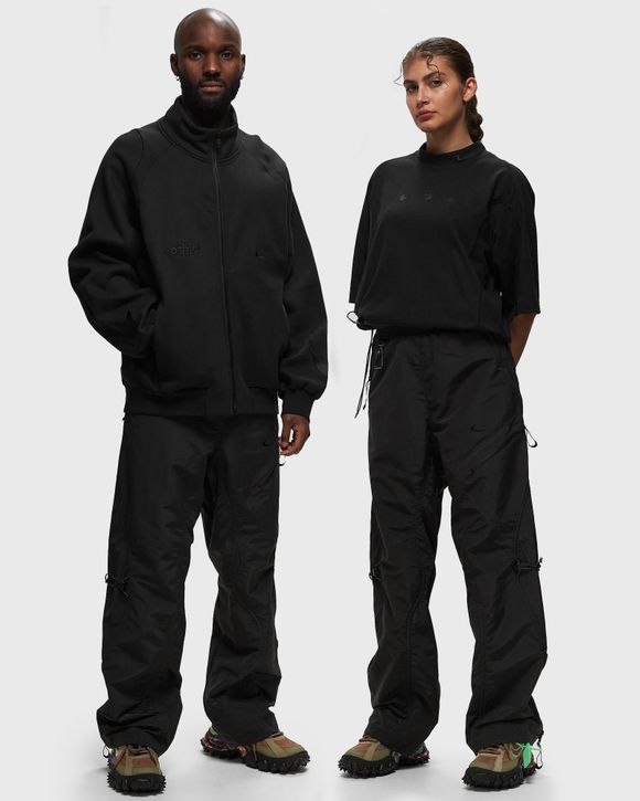 Nike Sportswear PANT WIDE - Tracksuit bottoms - sail/black/off-white 