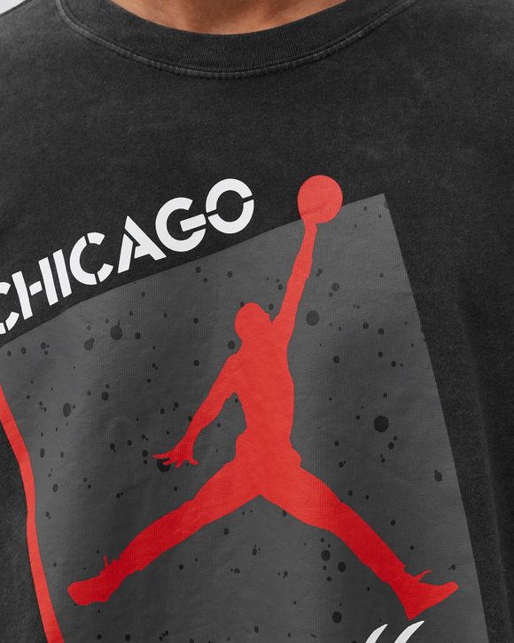 Jordan Brand Men's Jordan Brand Black Chicago Bulls Courtside Statement  Edition Pullover Hoodie
