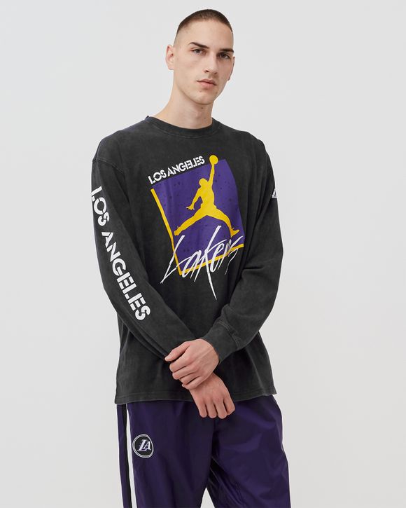 LA Lakers Courtside Statement Jordan NBA Long-Sleeve