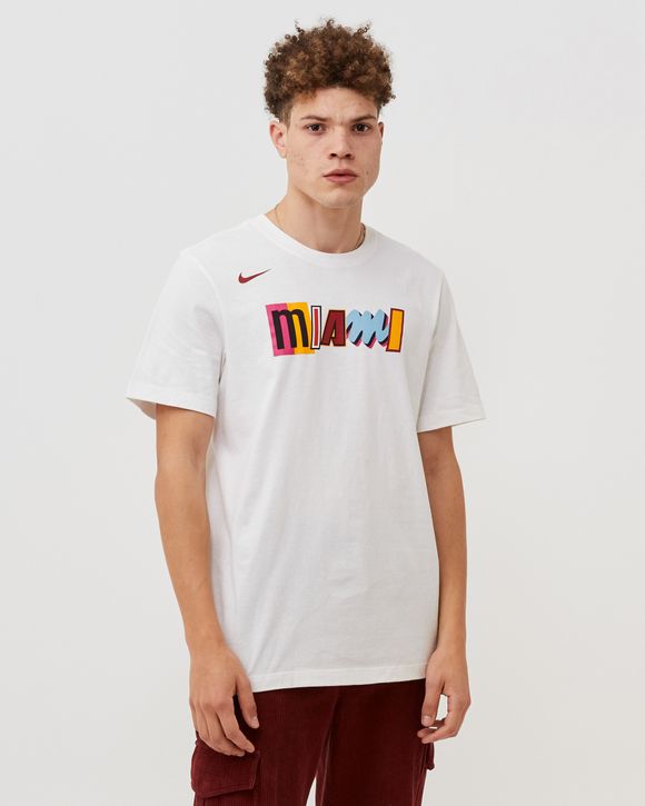 Nike Miami Heat City NBA Logo T-Shirt White