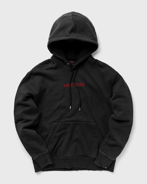 Air jordan hoodie black cheap and red