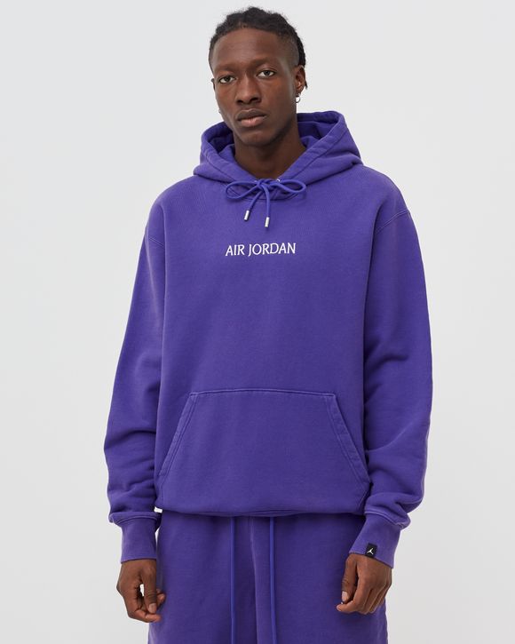 Jordan JORDAN AIR WORDMARK FLEECE HOODIE Purple DARK CONCORD SAIL