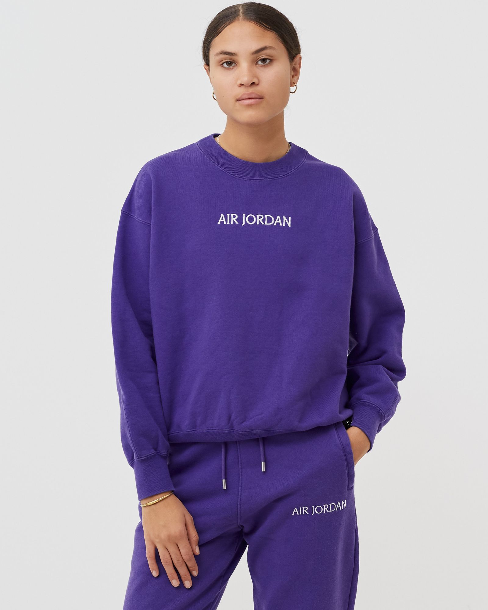 WMNS JORDAN AIR WORDMARK FLEECE CREW
