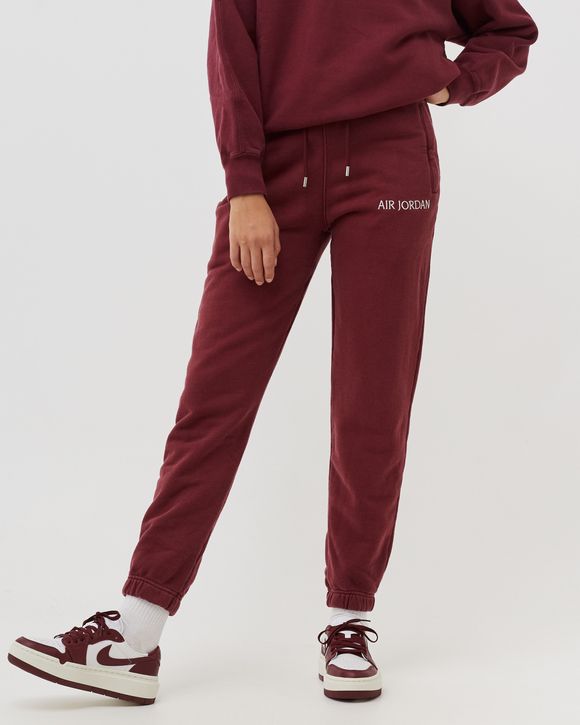 Burgundy jordan hot sale sweatsuit